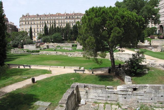 Jardin des Vestiges w Marsylii